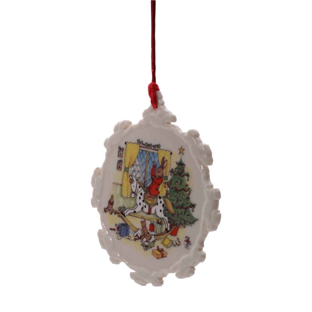 Christmas morning Bunnykins ornament