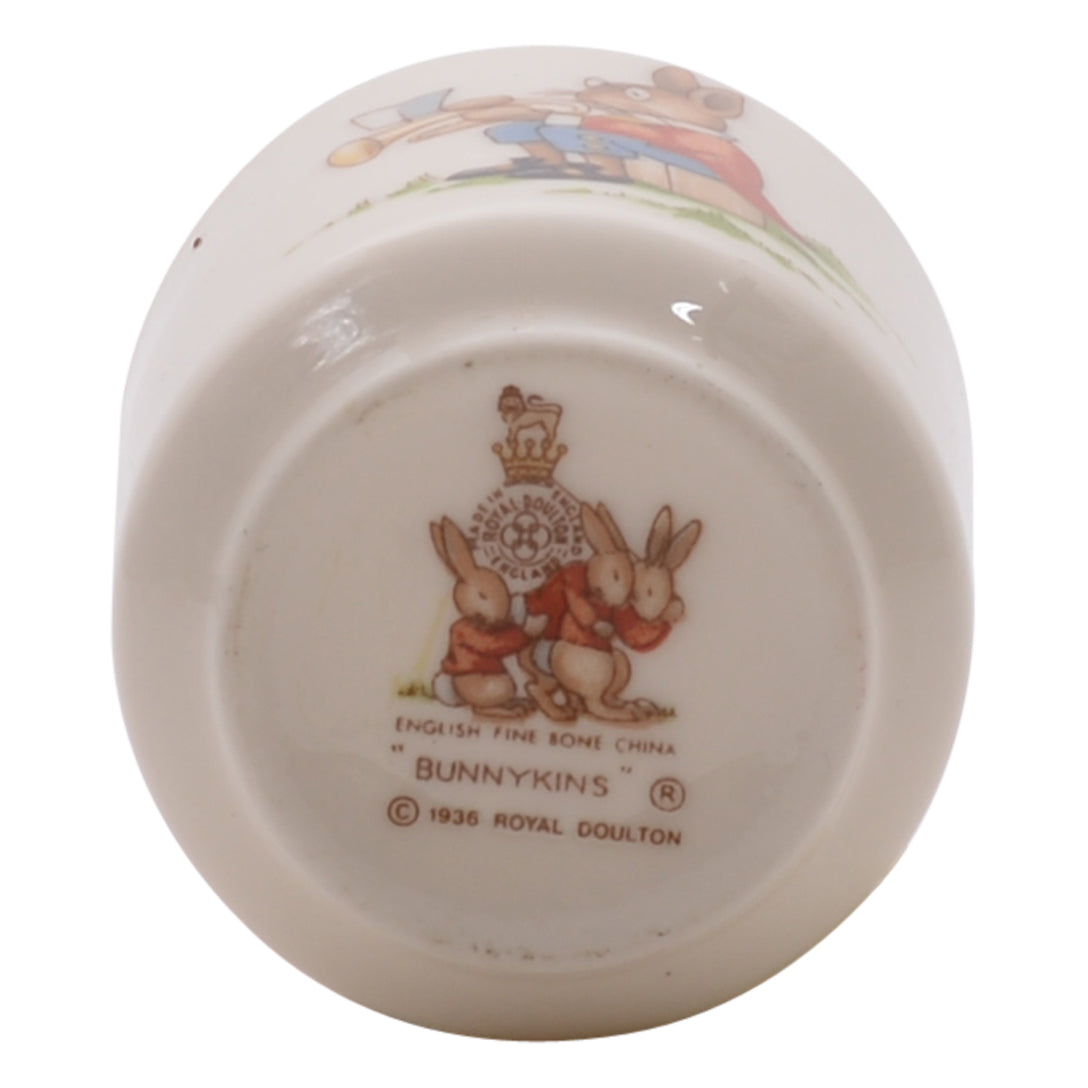 Music playing bunnykin eggcup