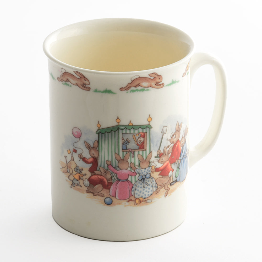 At the beach bunnykin mug