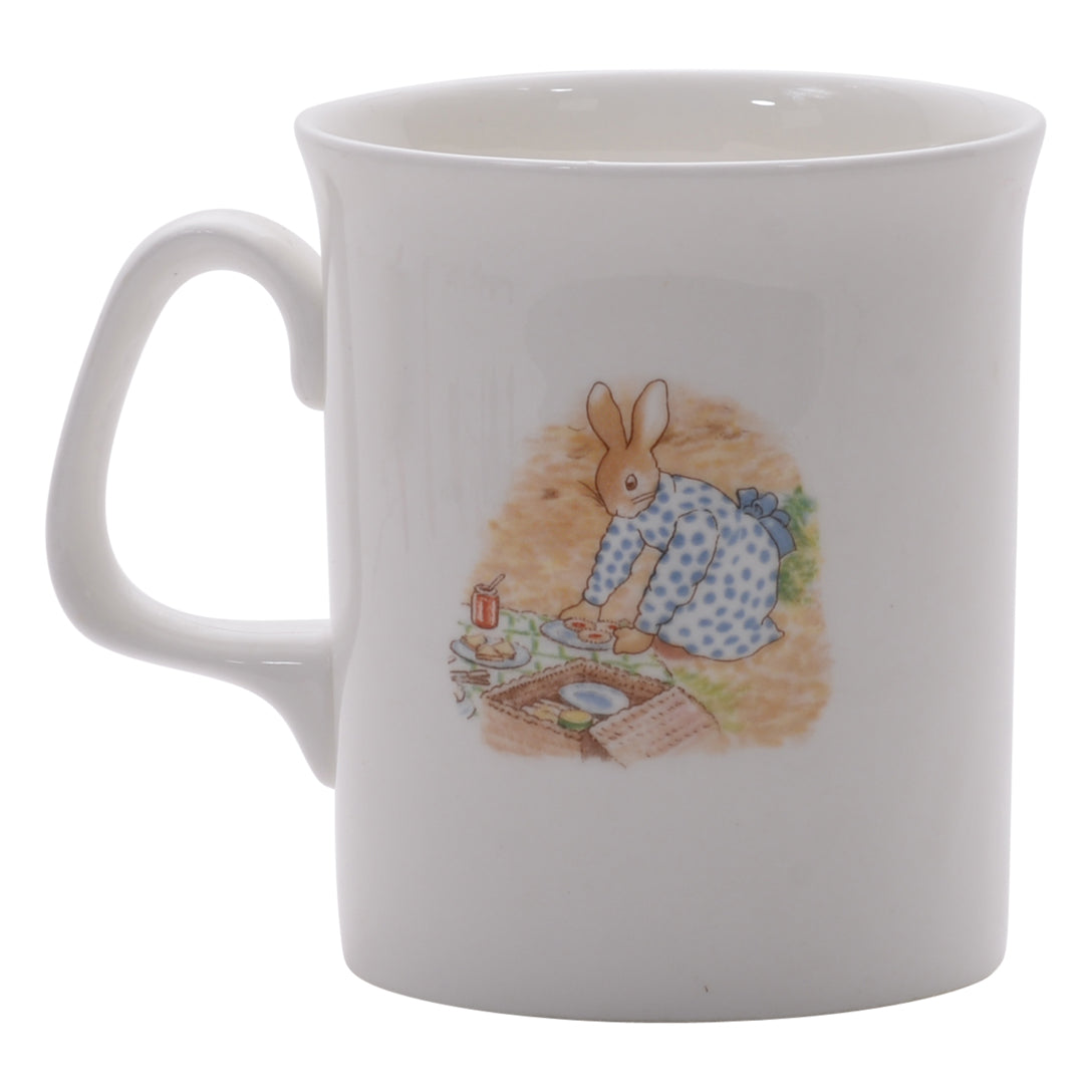 Dancing festival bunnykin mug