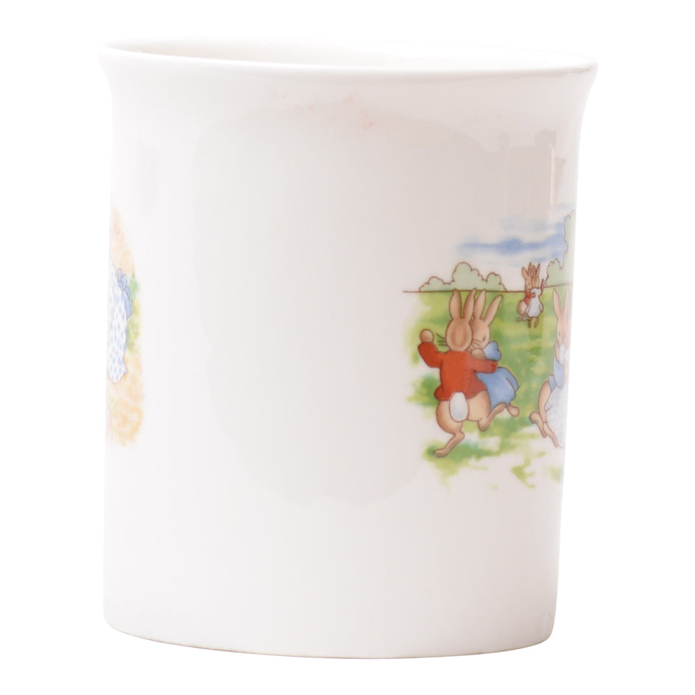Dancing festival bunnykin mug