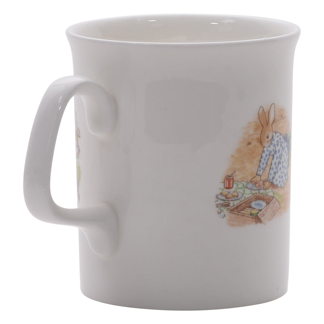 Dancing festival bunnykin mug