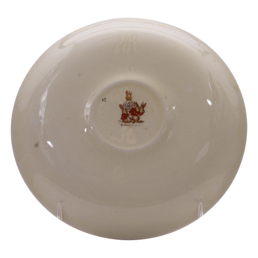 Chicken pulling cart bunnykin plate