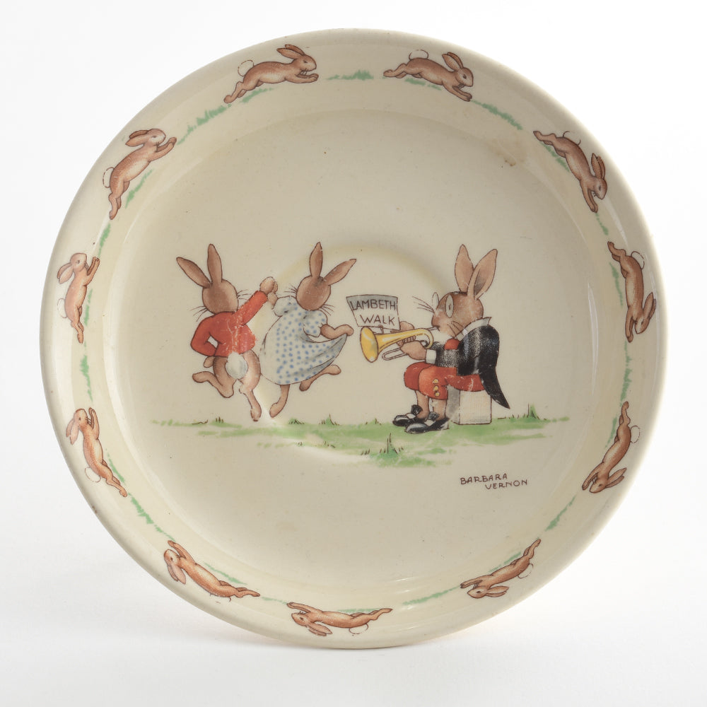 Lambeth walk cup & saucer plate