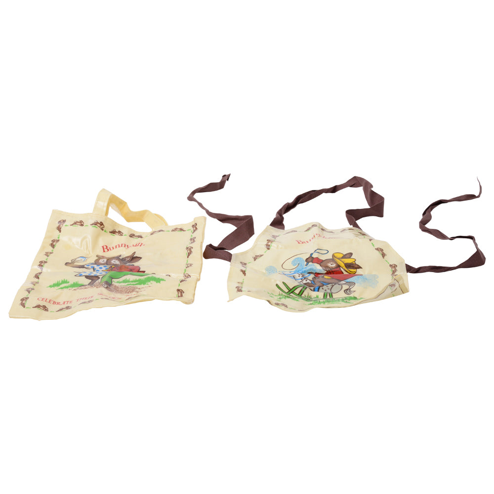 Bunnykin Bag And Apron bunny sculpture