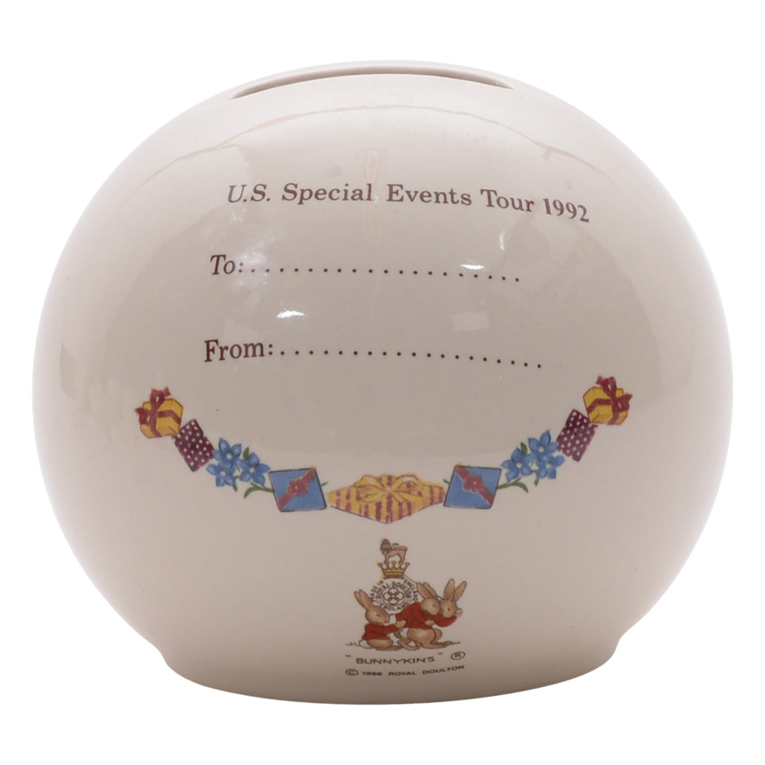 US special event tour 1992 bunnykin money bank