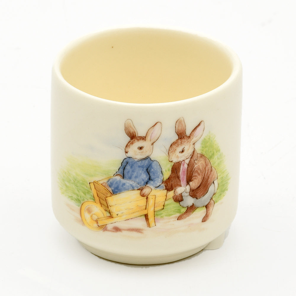 Bunnykin Eggcup wheelbarrel