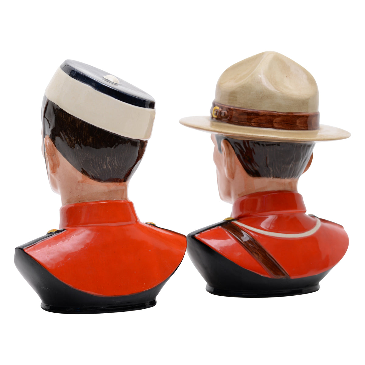 Canadian Mountie Bust Pair