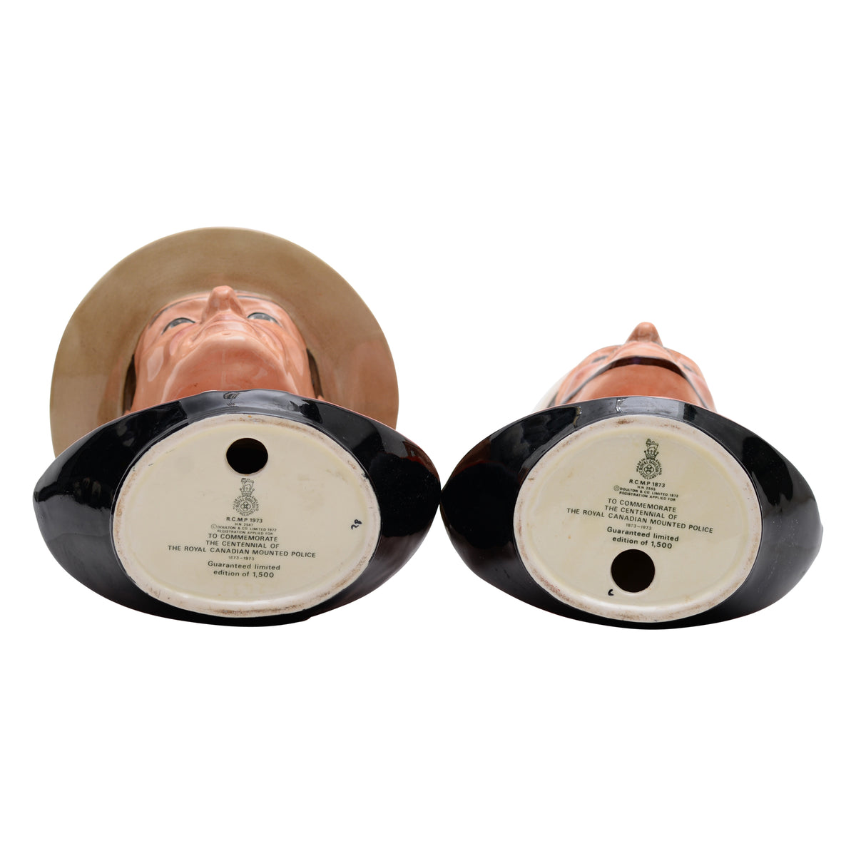 Canadian Mountie Bust Pair