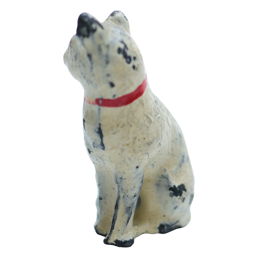 Antique Teenie Weenie Metal Cat Vienna Style cat sculpture