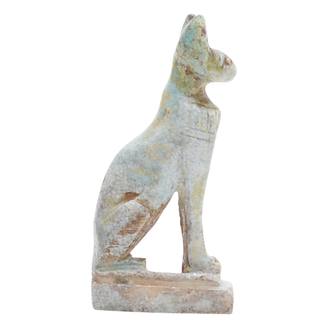 Antique miniature siamese metal cat vienna style sculpture