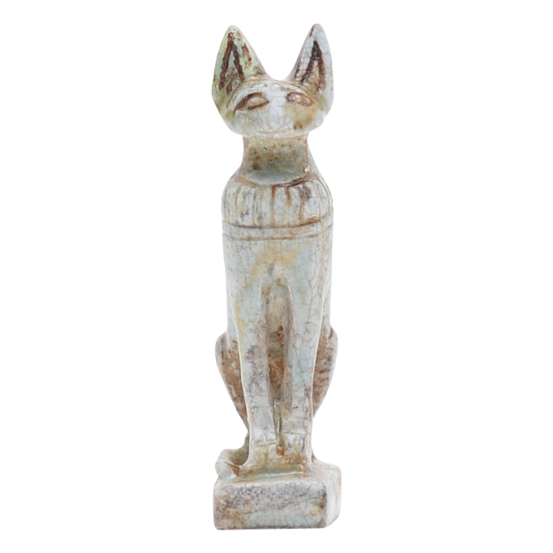 Antique miniature siamese metal cat vienna style sculpture