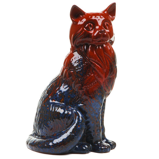 Cat Flambe Large Seated