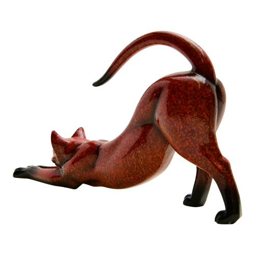 Vintage Red Resin Cat