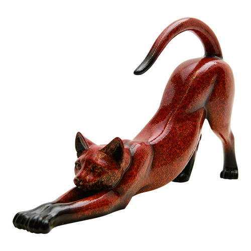 Vintage Red Resin Cat