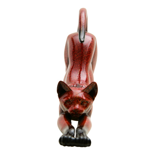Vintage Red Resin Cat