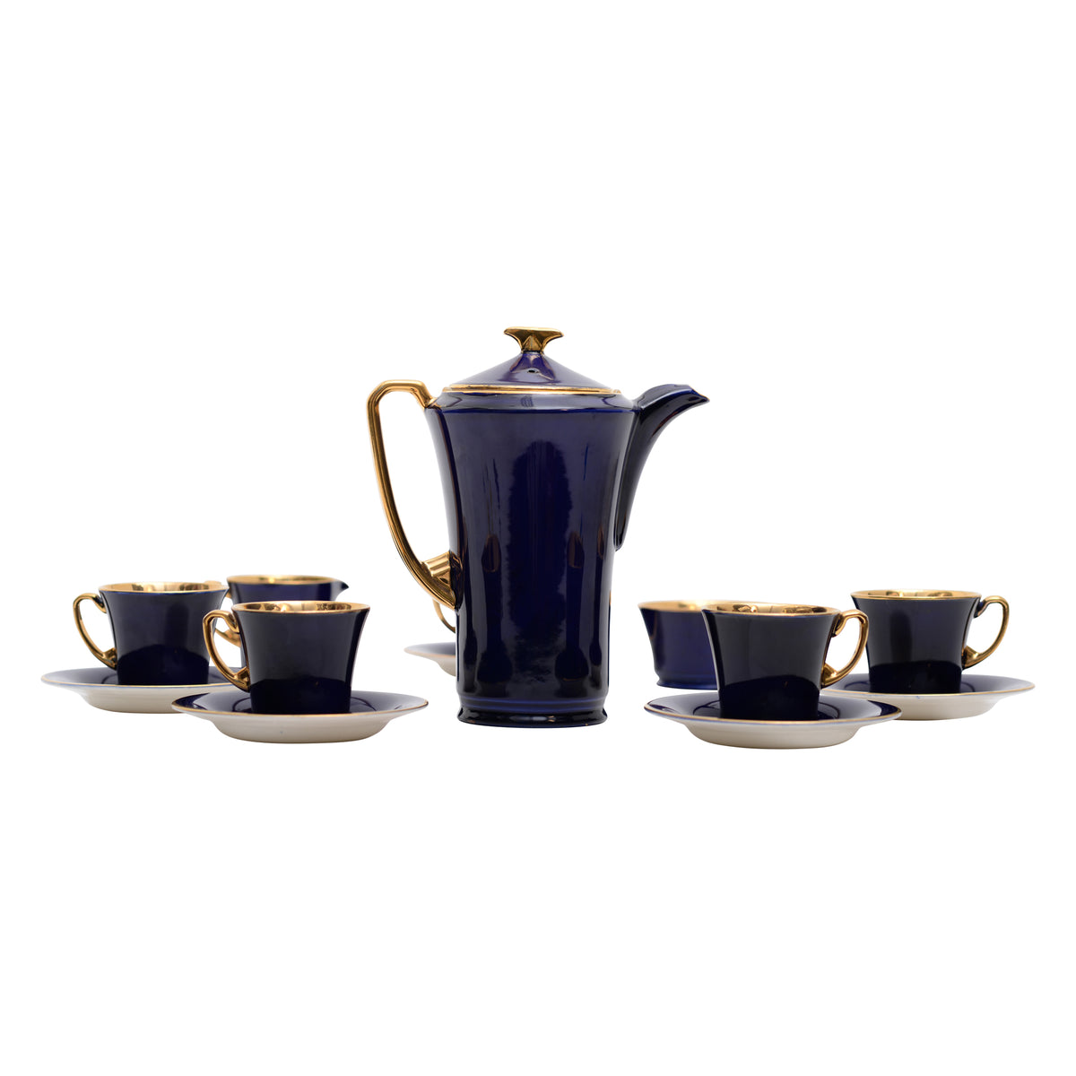 Five people coffee service by Crown Devon