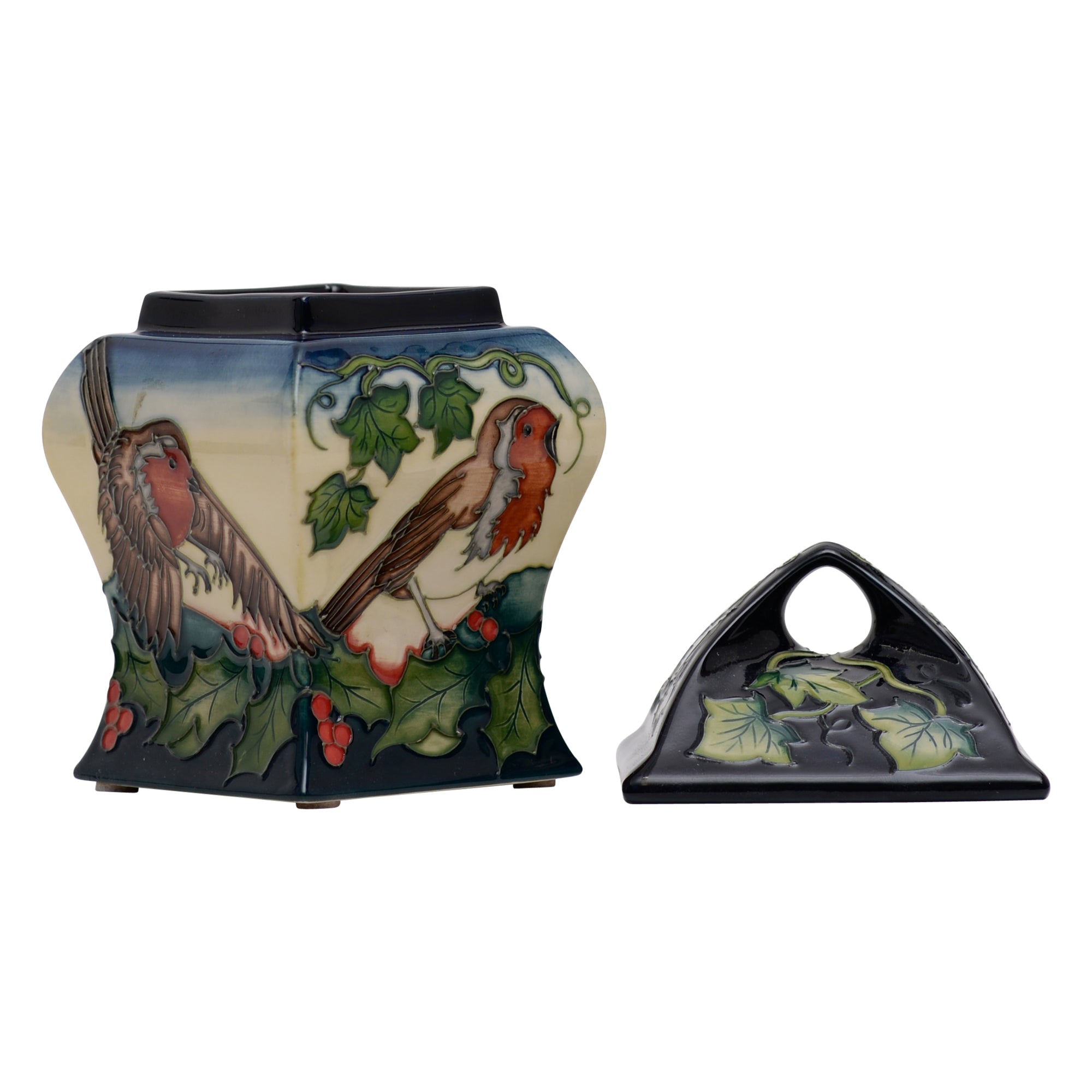 Cheerful Robin Lidded Box  shape 244