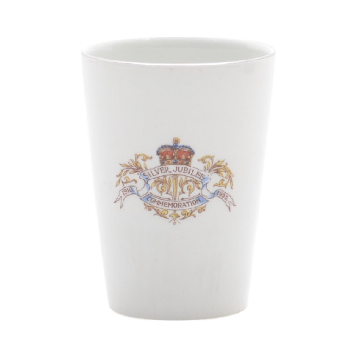 King Gerge V & Queen Mary Silver Jubilee tumbler
