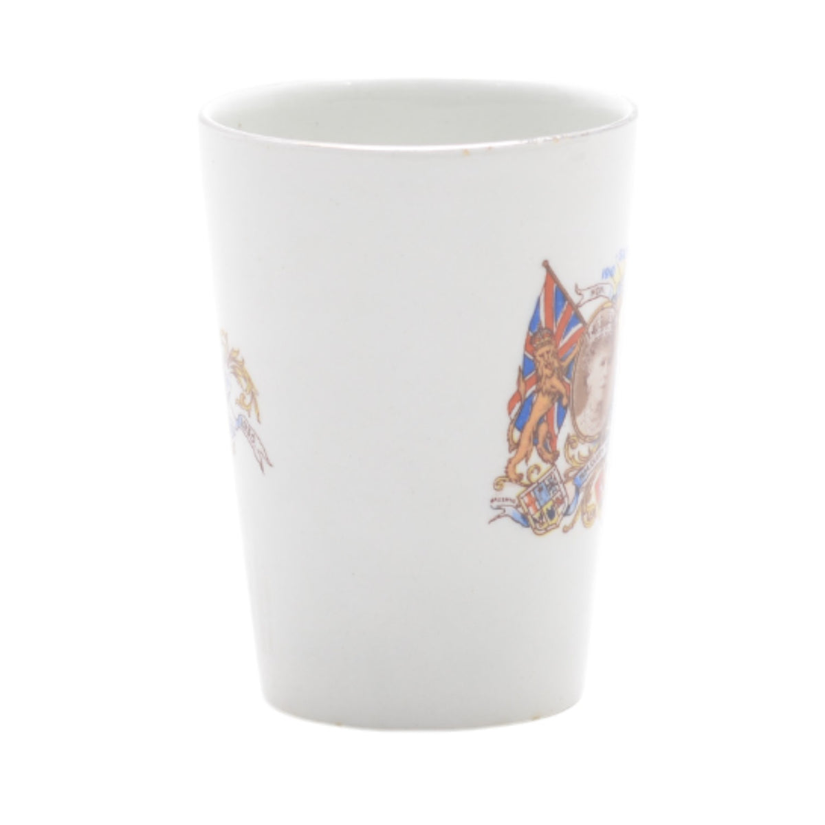 King Gerge V & Queen Mary Silver Jubilee tumbler
