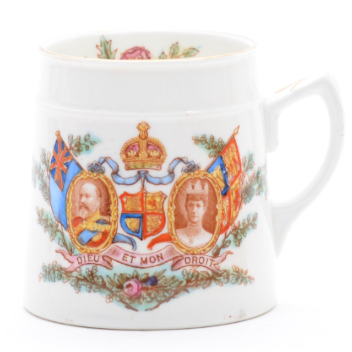 King Eduard VII & Queen Alexandra coronation mug