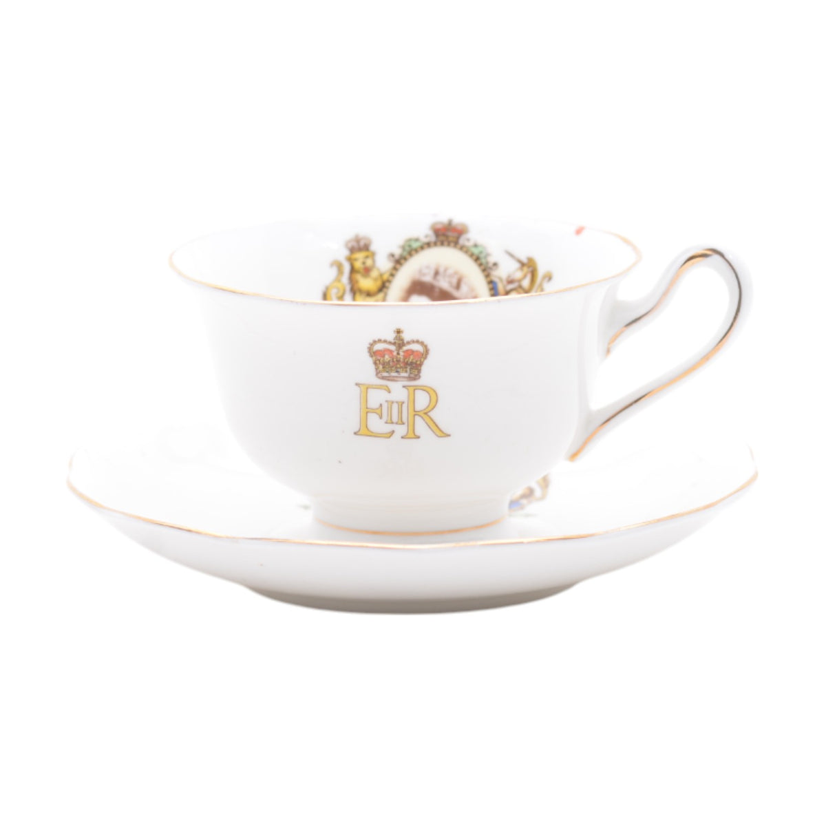 Queen Elizabeth coronation cup & saucer