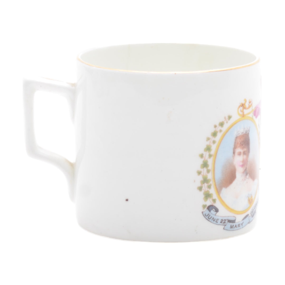 King George V & Queen Mary coronation mug (as is)