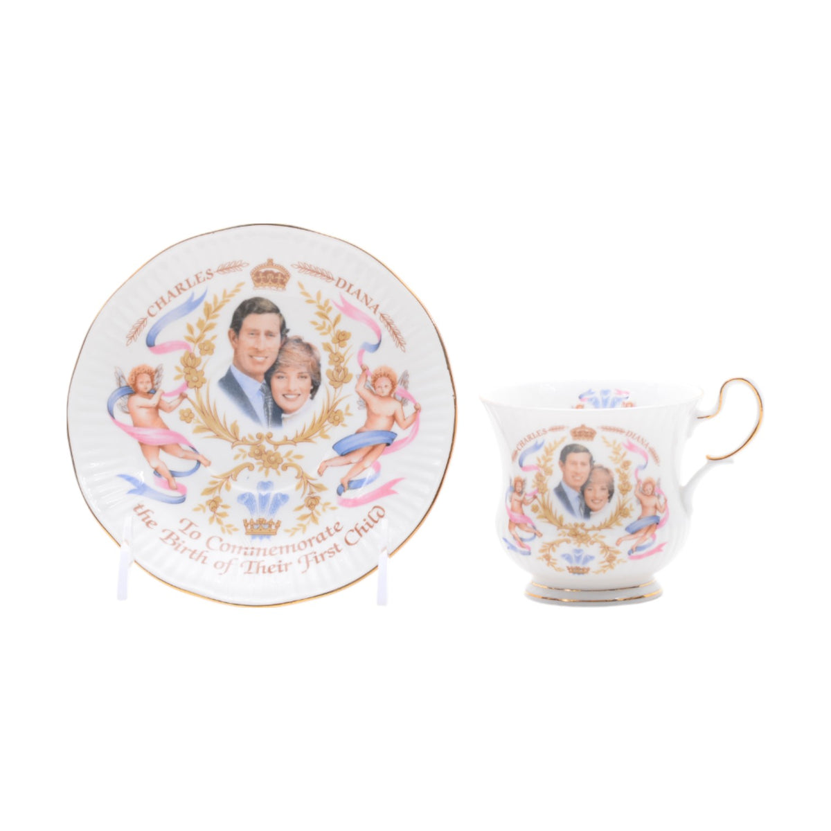 King Charles & Diana Cup & saucer
