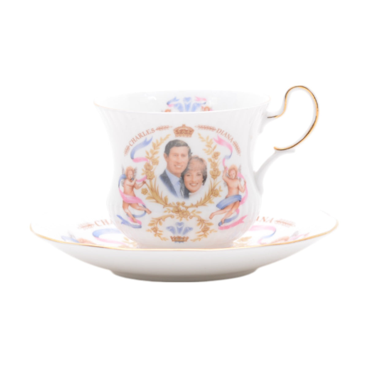 King Charles & Diana Cup & saucer