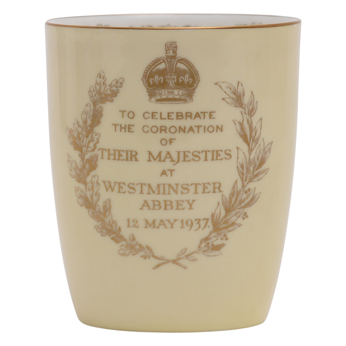 George VI beaker