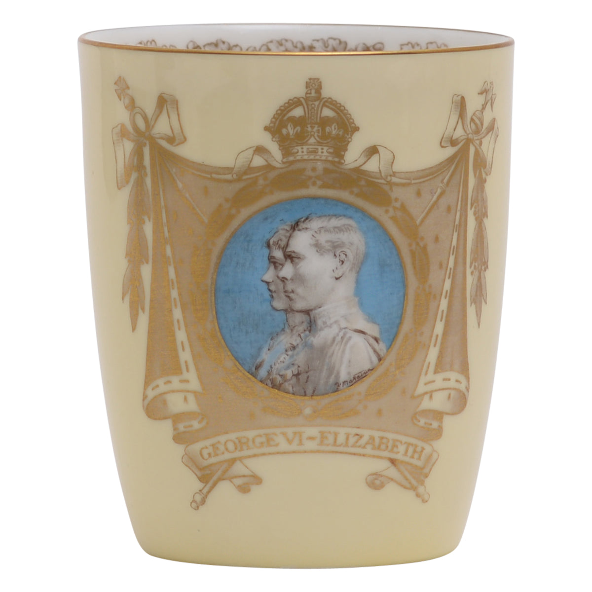 George VI beaker