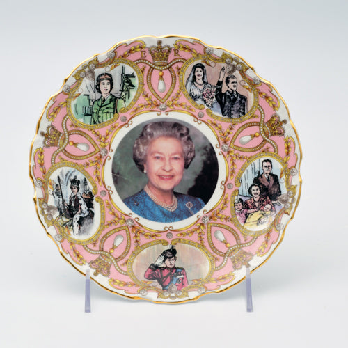 Plate, the 70th birthday of her majesty
