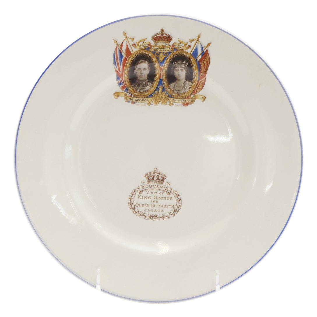 King George and Elizabeth Canada Plate