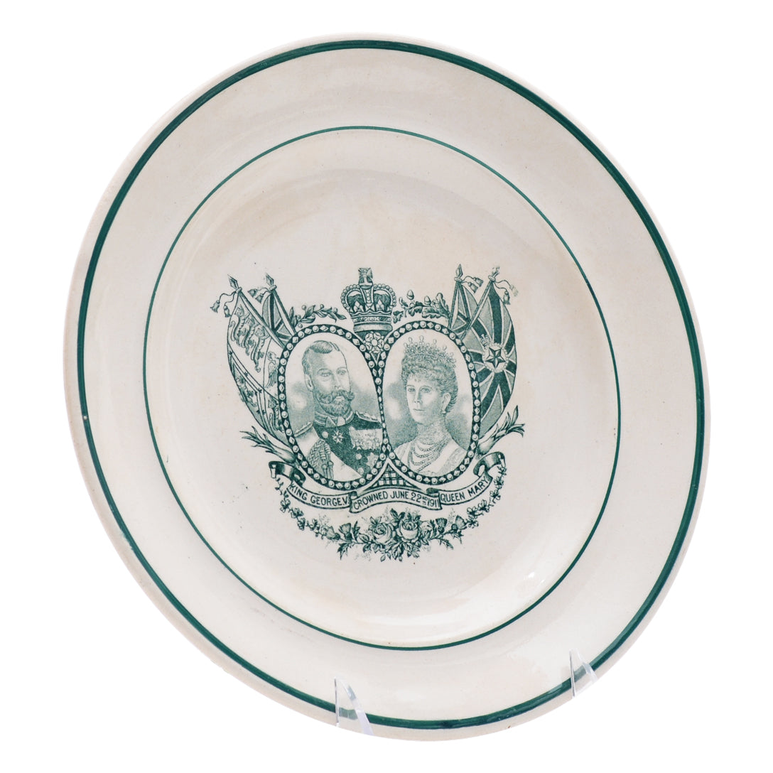 Plate Queen Mary King George