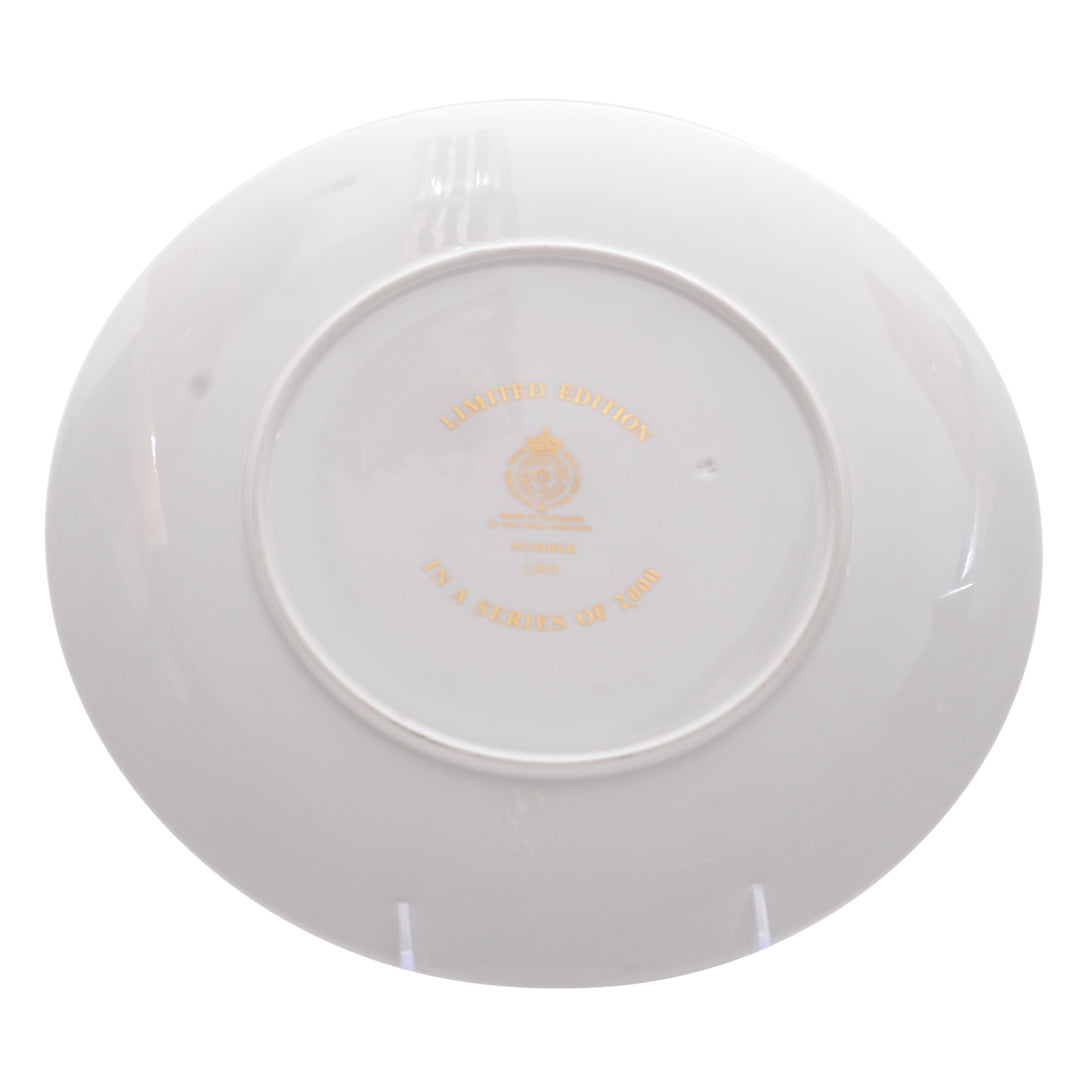 HM Queen Elizabeth II silver jubillee plate