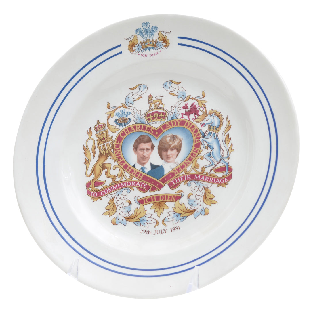Prince Charles &amp; Lady Diana plate