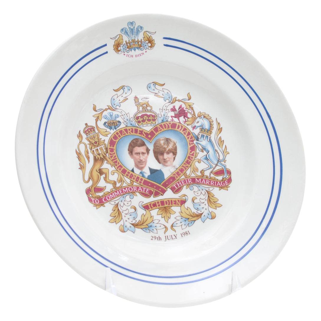 Prince Charles &amp; Lady Diana plate