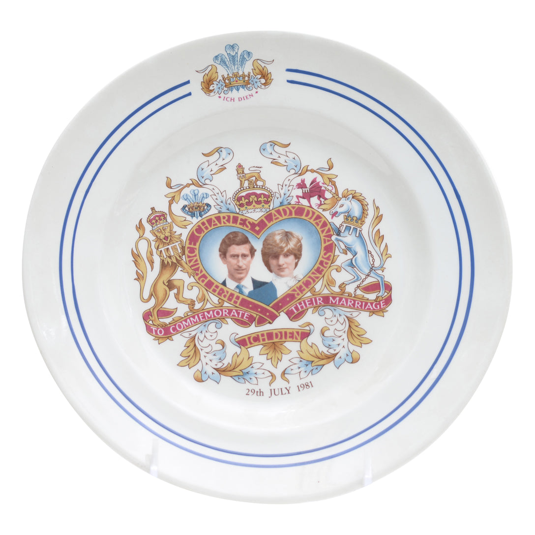 Prince Charles &amp; Lady Diana plate