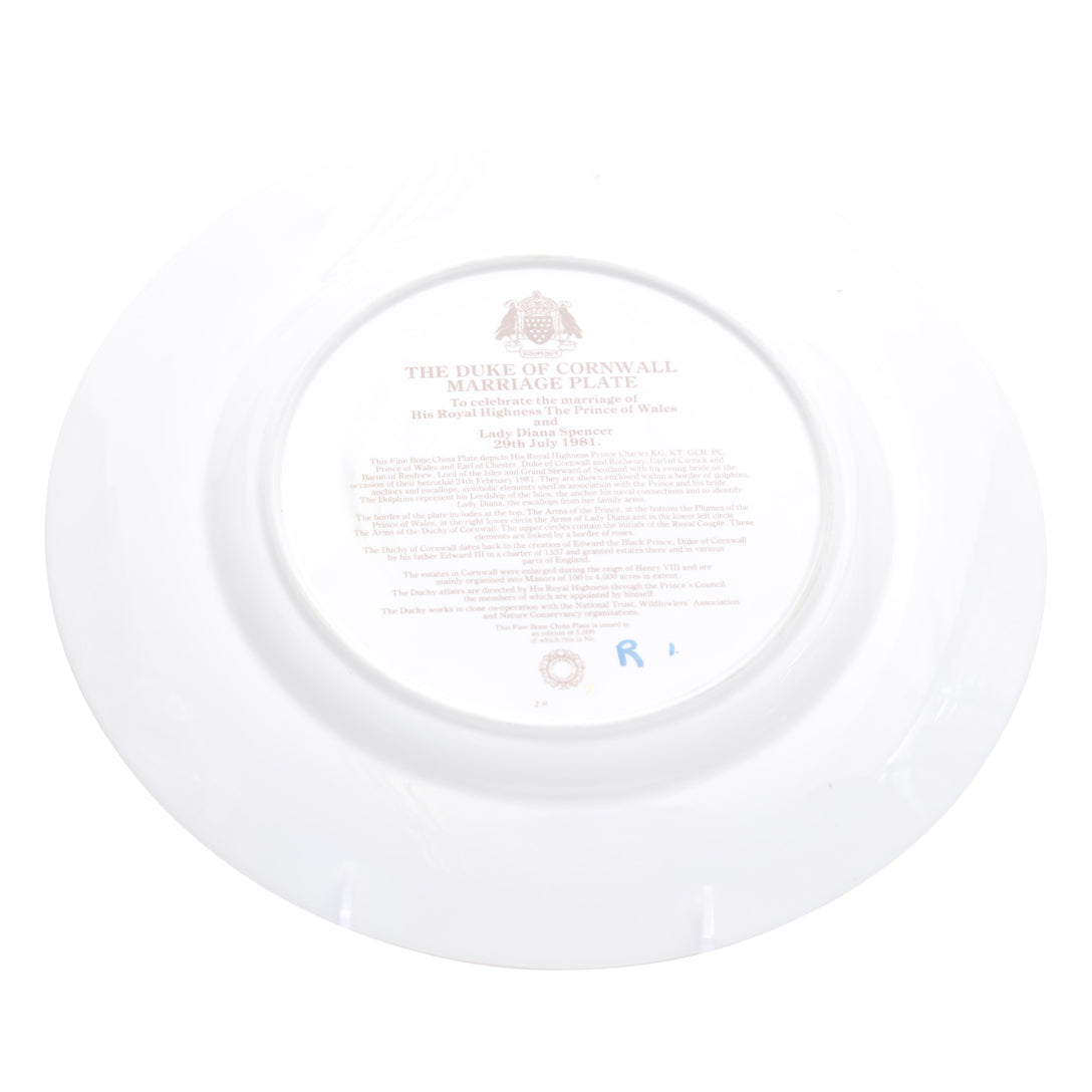 The Duke of Cornwall Marriage Plate