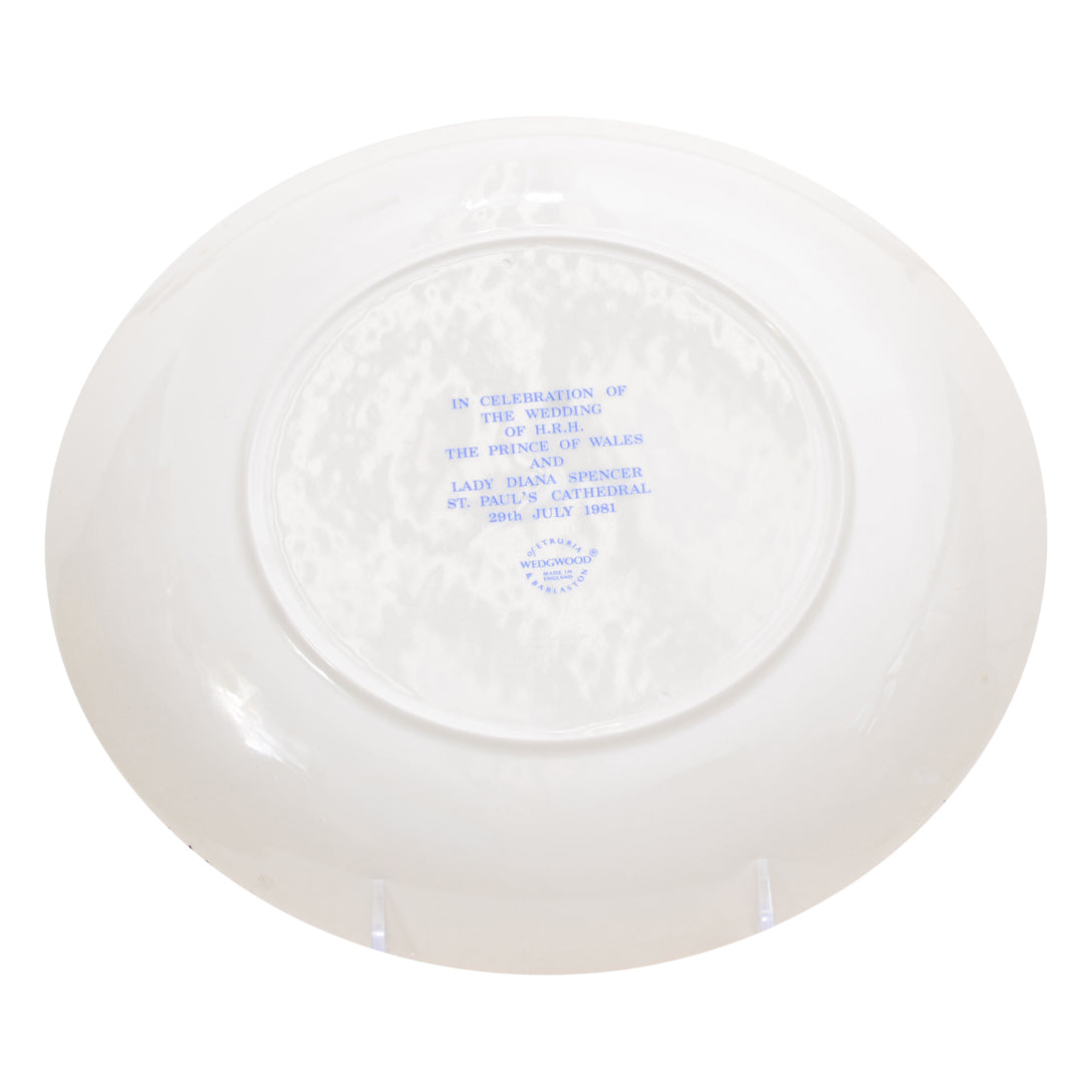 The Prince of Wales and Lady Diana Spencer plate