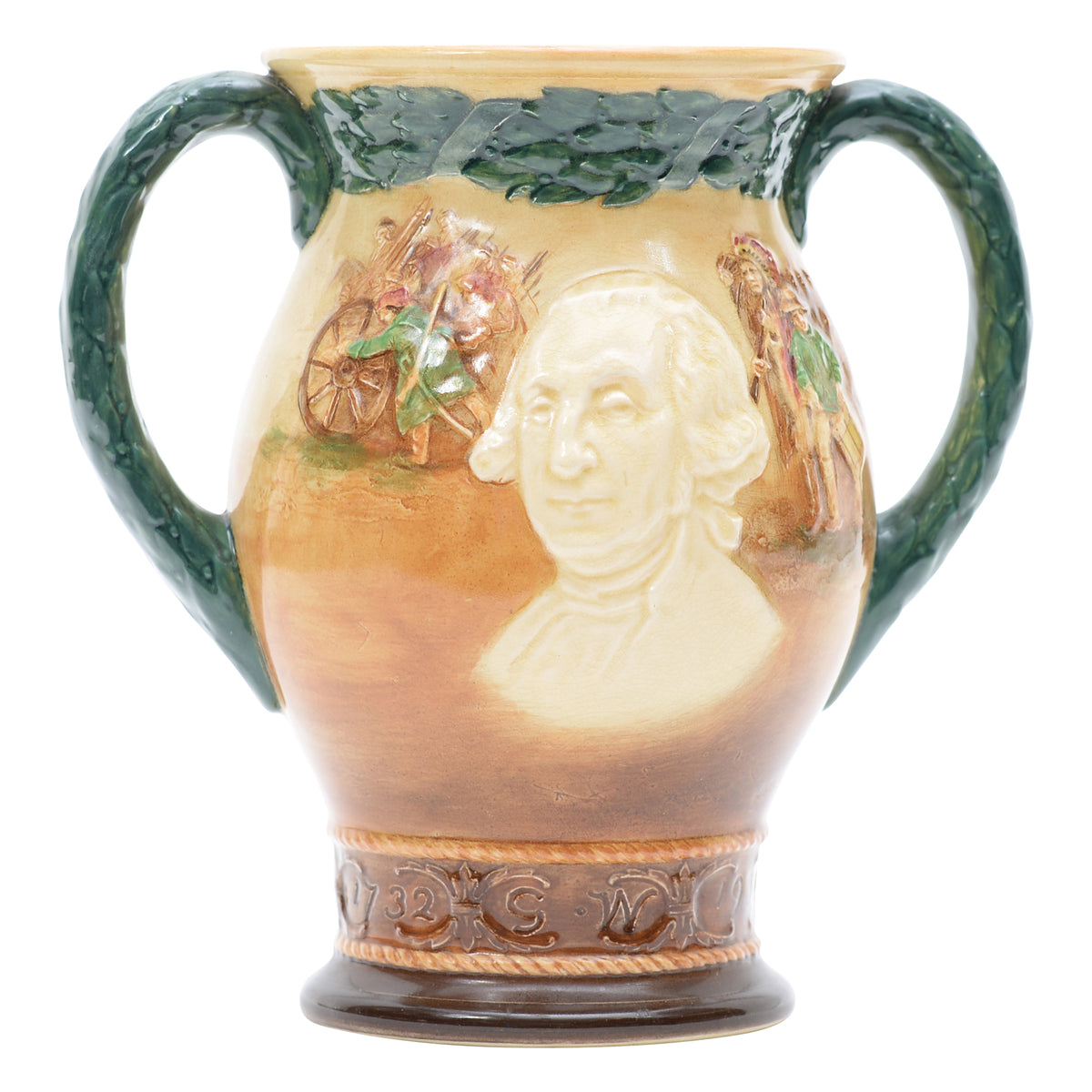 Bicentennial of George Washington's birth loving cup vase