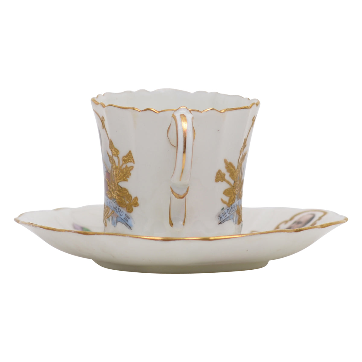 Edward VII cup & saucer