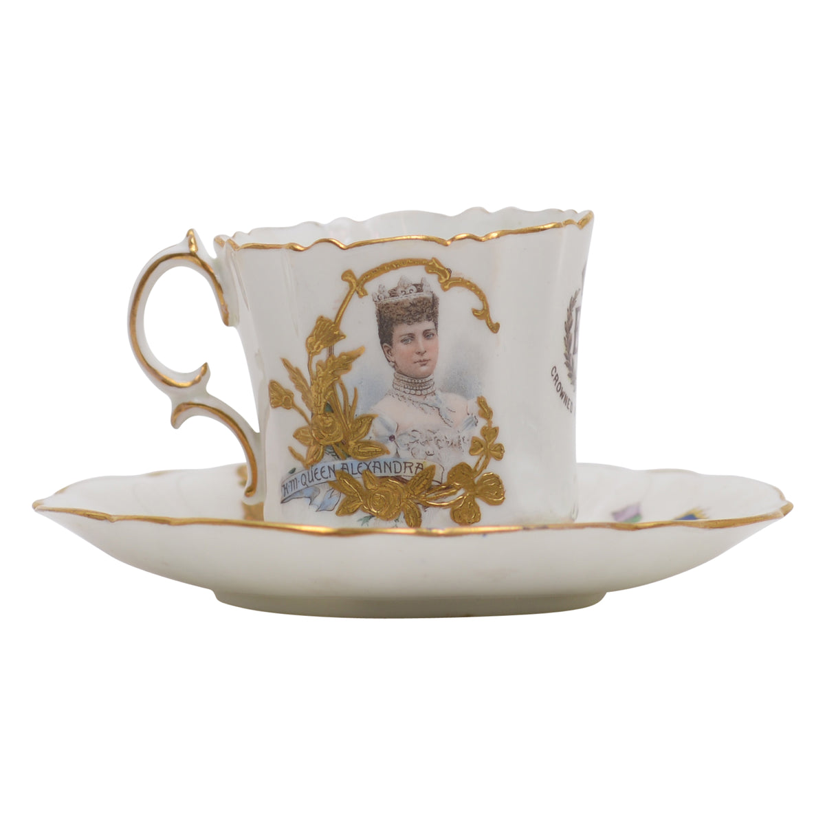Edward VII cup & saucer