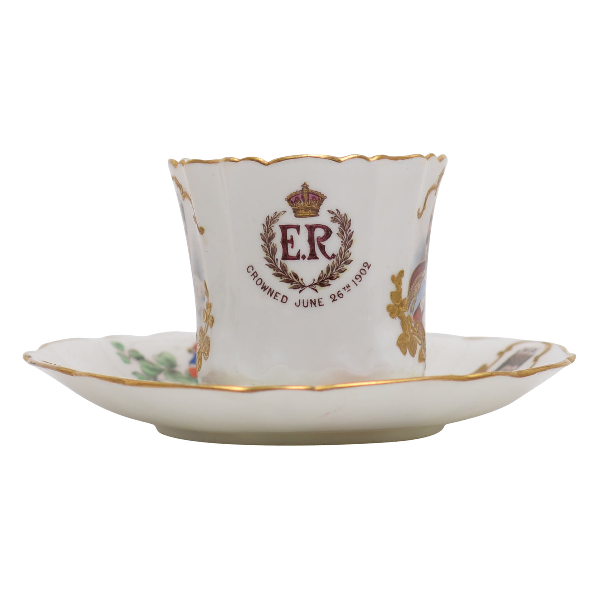 Edward VII cup & saucer