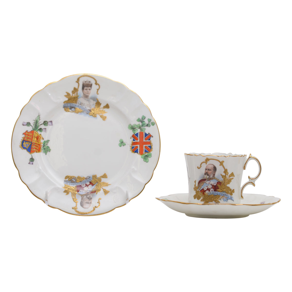 Edward VII cup & saucer