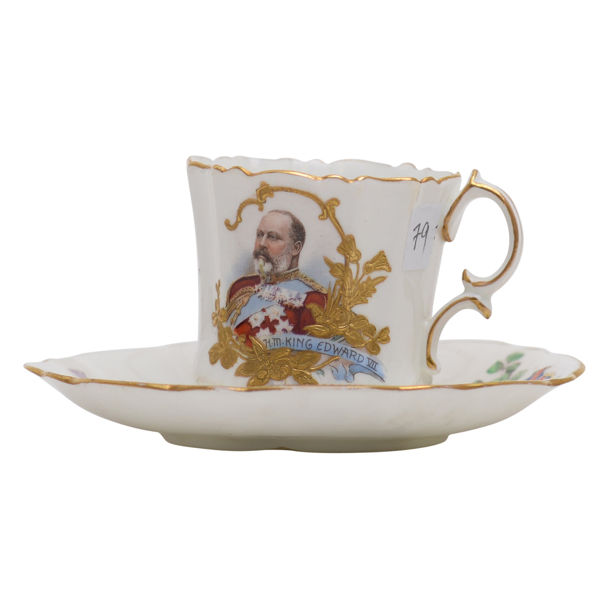 Edward VII cup & saucer