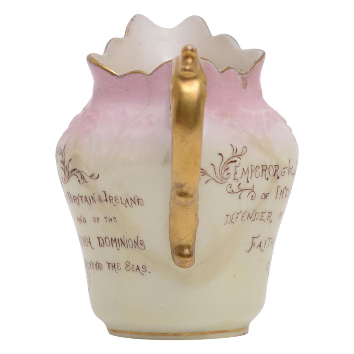 Edward VII Aynsley milk jug