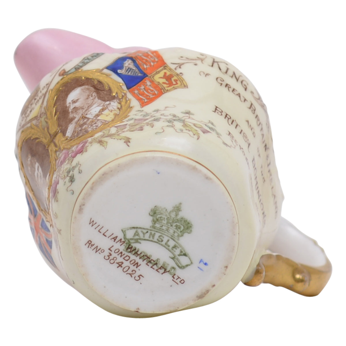 Edward VII Aynsley milk jug