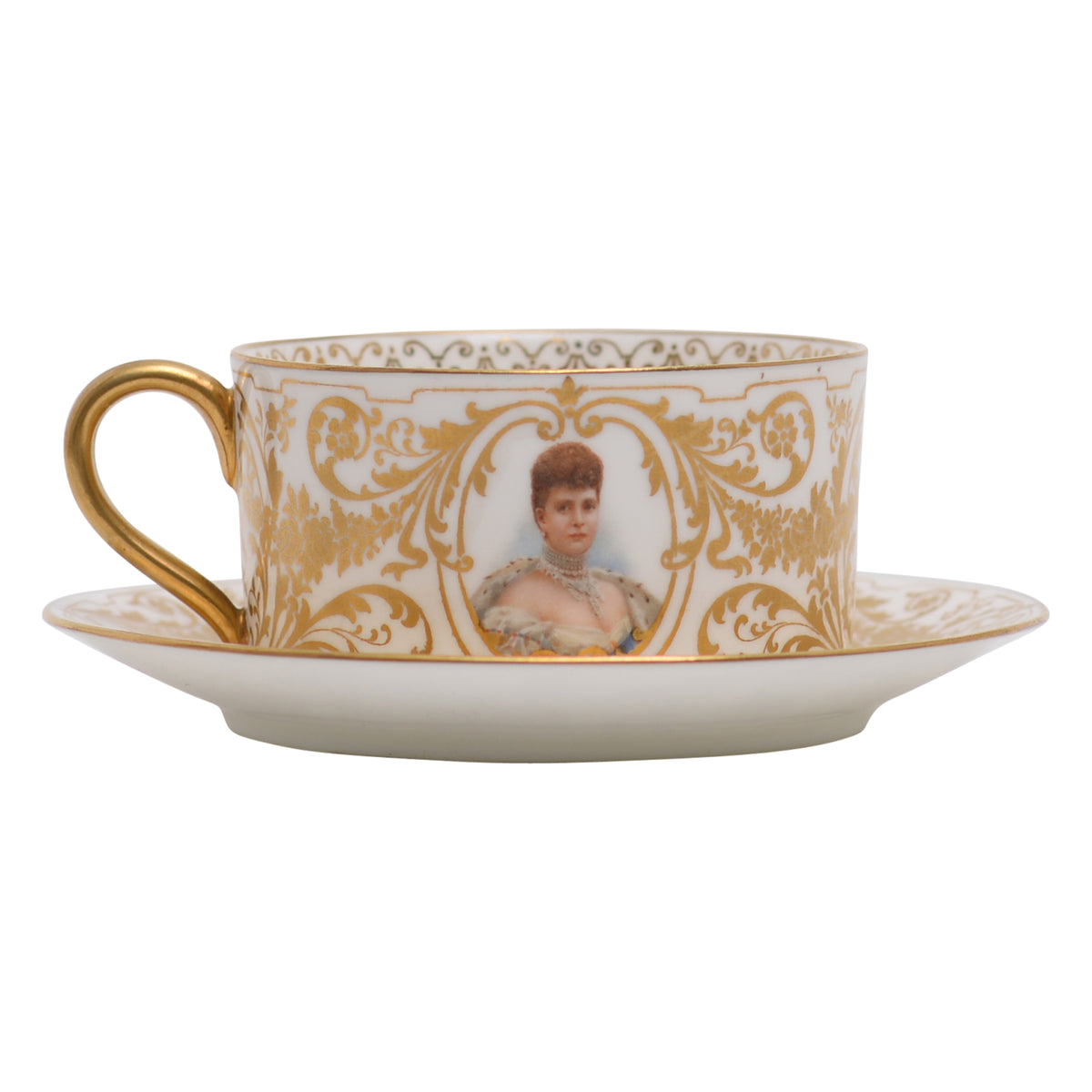Edward VII cup & saucer