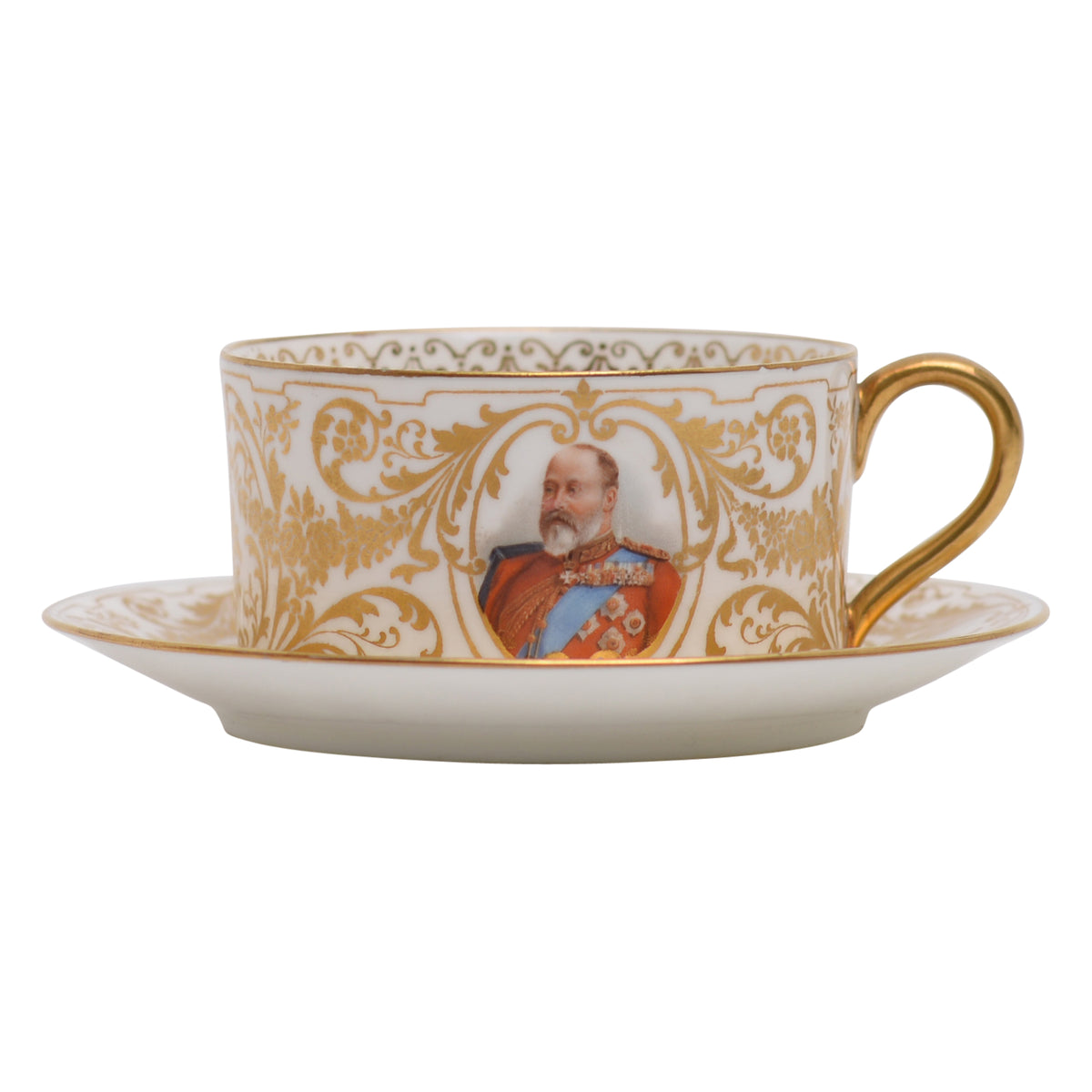 Edward VII cup & saucer